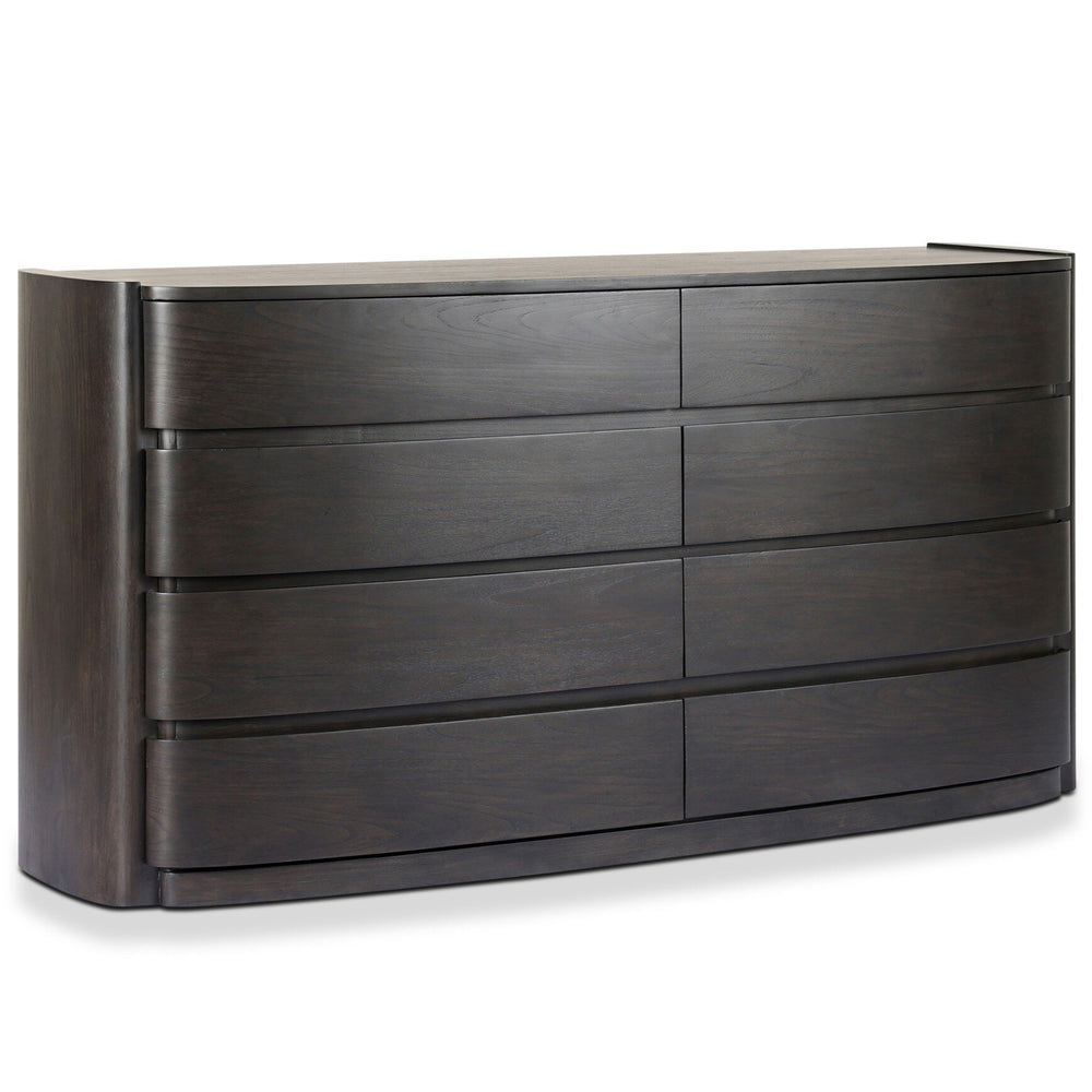 Greer 8 Drawer Dresser, Smoked Black by Four Hands