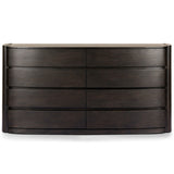 Greer 8 Drawer Dresser, Smoked Black by Four Hands