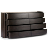 Greer 8 Drawer Dresser, Smoked Black by Four Hands