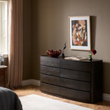Greer 8 Drawer Dresser, Smoked Black by Four Hands