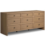 Analisa 9 Drawer Dresser, Sandy Oak by Four Hands