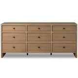 Analisa 9 Drawer Dresser, Sandy Oak by Four Hands