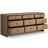 Analisa 9 Drawer Dresser, Sandy Oak by Four Hands