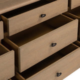 Analisa 9 Drawer Dresser, Sandy Oak by Four Hands