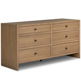Analisa 6 Drawer Dresser, Sandy Oak by Four Hands