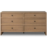 Analisa 6 Drawer Dresser, Sandy Oak by Four Hands