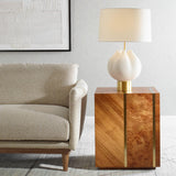 Seven Wonders Side Table, Multi Grain-Furniture - Accent Tables-High Fashion Home