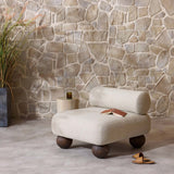 Leilani Outdoor Chair, Alessi Buff by Four Hands