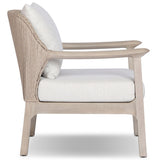 Gelina Outdoor Chair, Vergo Cream by Four Hands