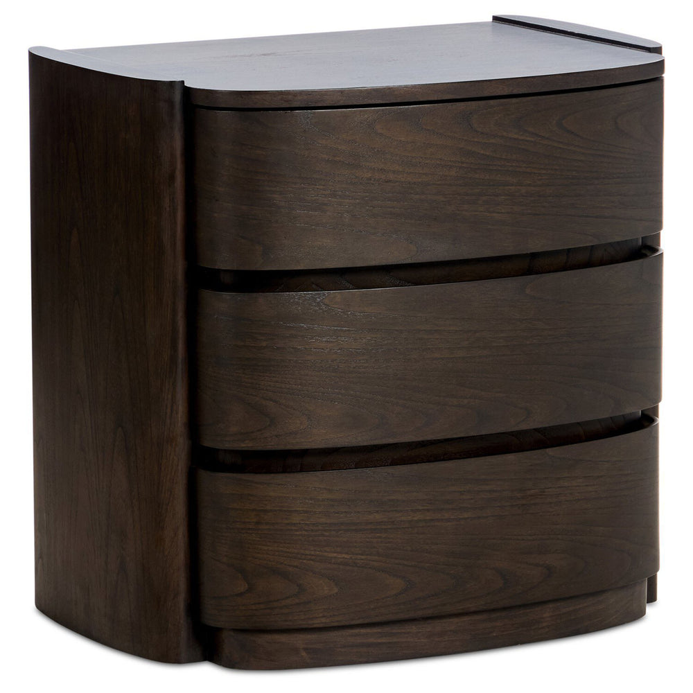 Greer Nightstand, Smoked Black by Four Hands