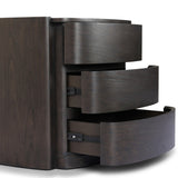 Greer Nightstand, Smoked Black by Four Hands