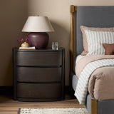 Greer Nightstand, Smoked Black by Four Hands