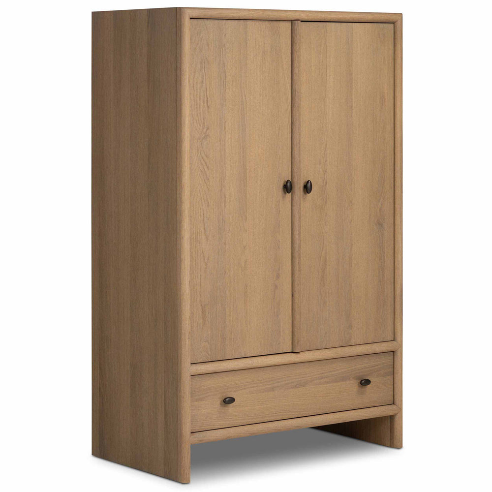 Analisa Armoire, Sandy Oak by Four Hands