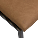 Somerson Leather Stool, Maestro Camel by Four Hands