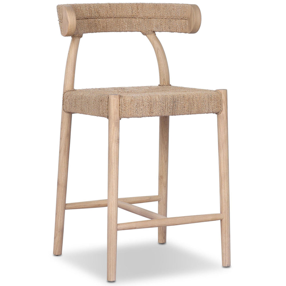 Pampa Counter Stool, Smoked Natural by Four Hands