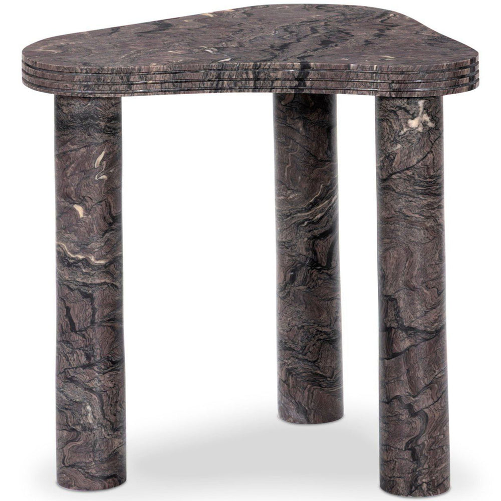 Manoli End Table, Smoked Plum by Four Hands