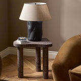 Manoli End Table, Smoked Plum by Four Hands