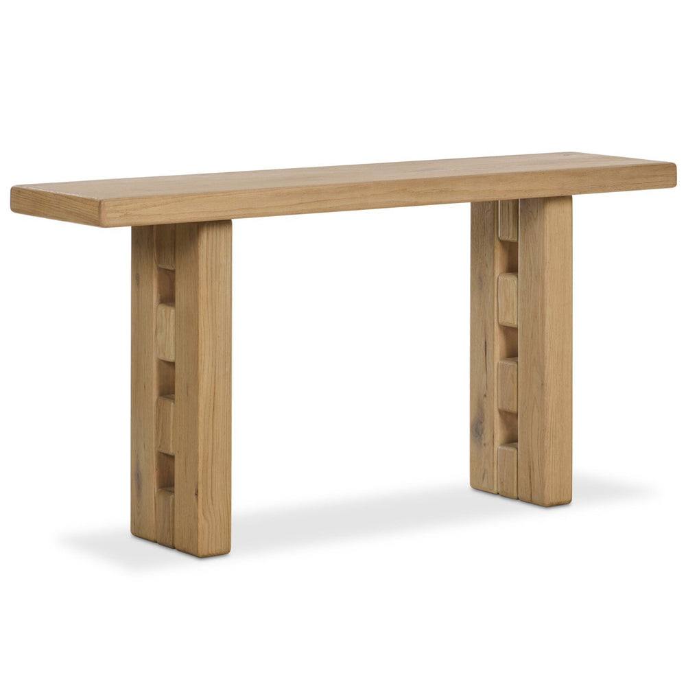 Ottie Console Table, Bleached Oak by Four Hands