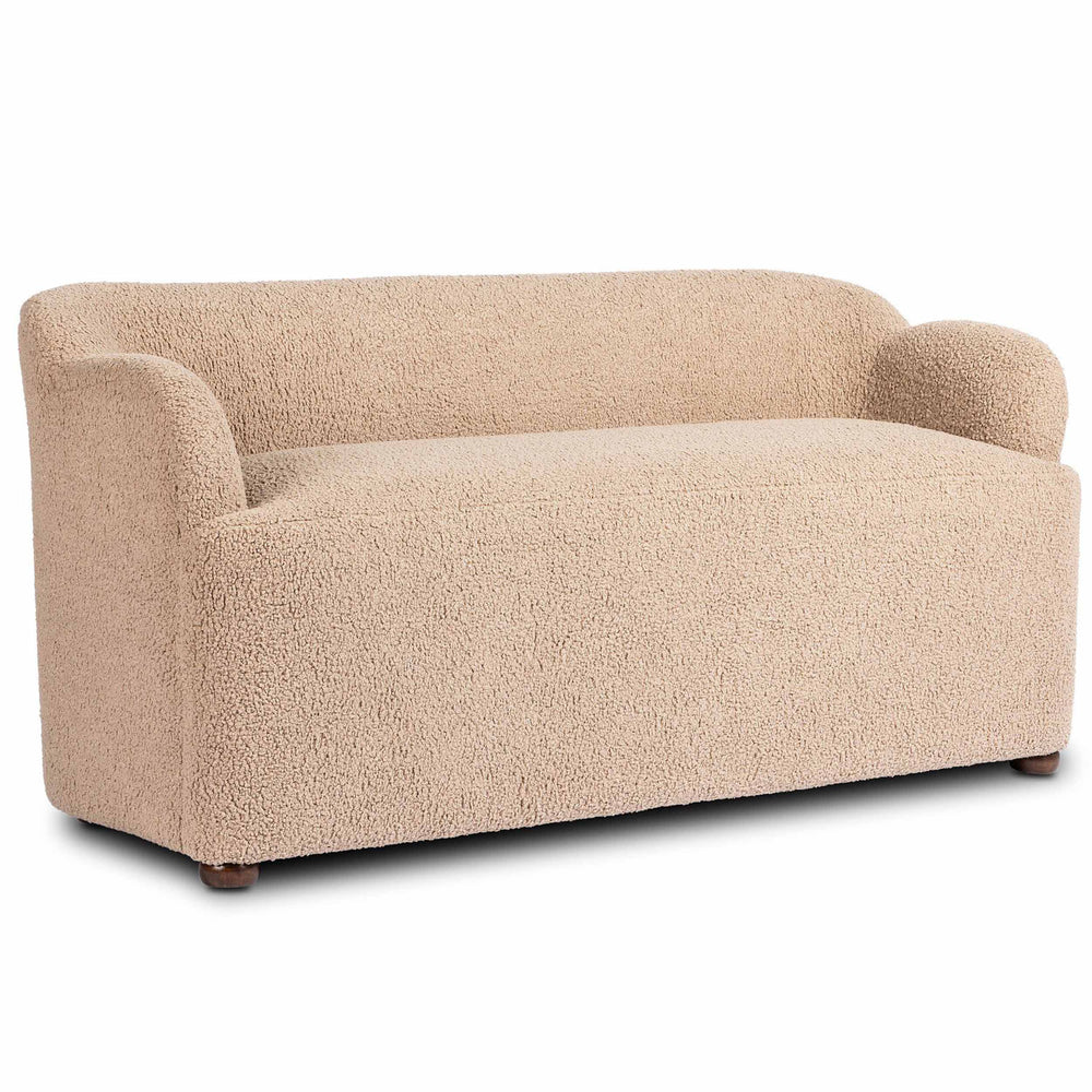 Kadon Accent Bench, Sheepskin Camel by Four Hands
