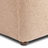Kadon Accent Bench, Sheepskin Camel by Four Hands