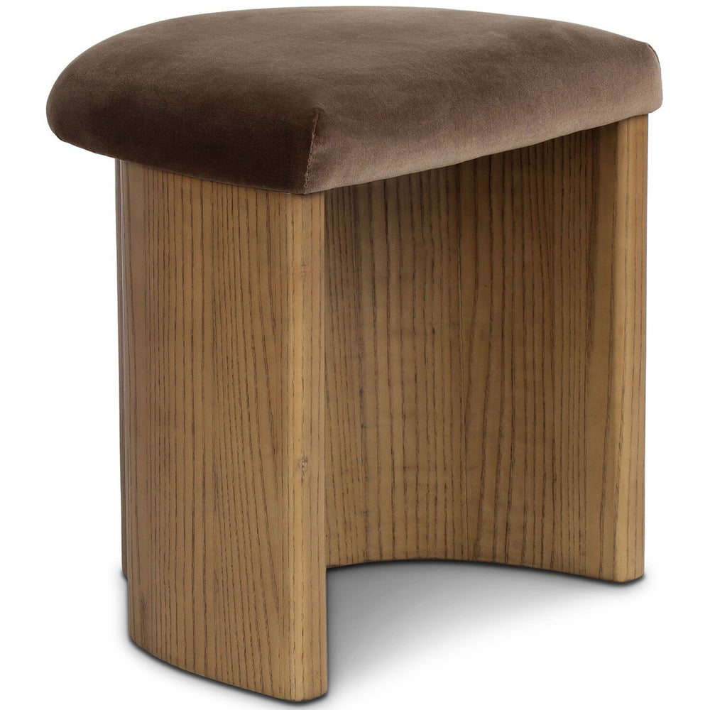 Karick Accent Stool, Surrey Mink by Four Hands