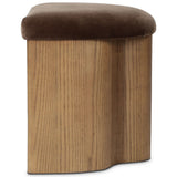 Karick Accent Stool, Surrey Mink by Four Hands