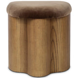 Karick Accent Stool, Surrey Mink by Four Hands