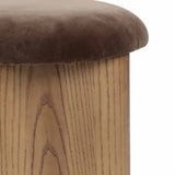 Karick Accent Stool, Surrey Mink by Four Hands