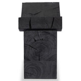 Tonga Accent Stool, Black by Four hands