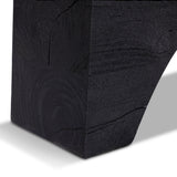 Tonga Accent Stool, Black by Four hands