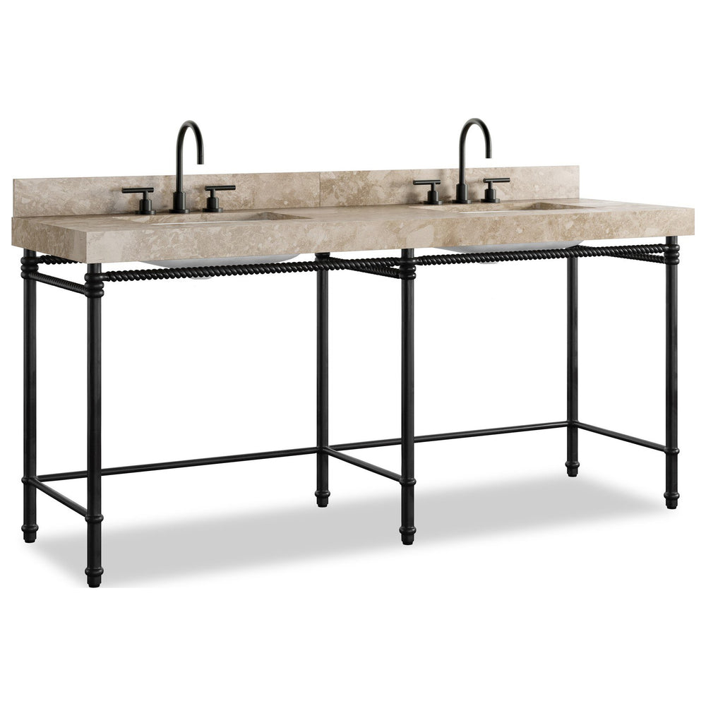 Cassia Double Washstand 72", Textured Dark Bronze by Four Hands — PRM_1