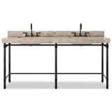 Cassia Double Washstand 72", Textured Dark Bronze by Four Hands — FRT_1