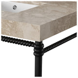 Cassia Double Washstand 72", Textured Dark Bronze by Four Hands — DET_1