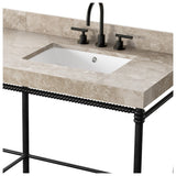 Cassia Double Washstand 72", Textured Dark Bronze by Four Hands — DET_1