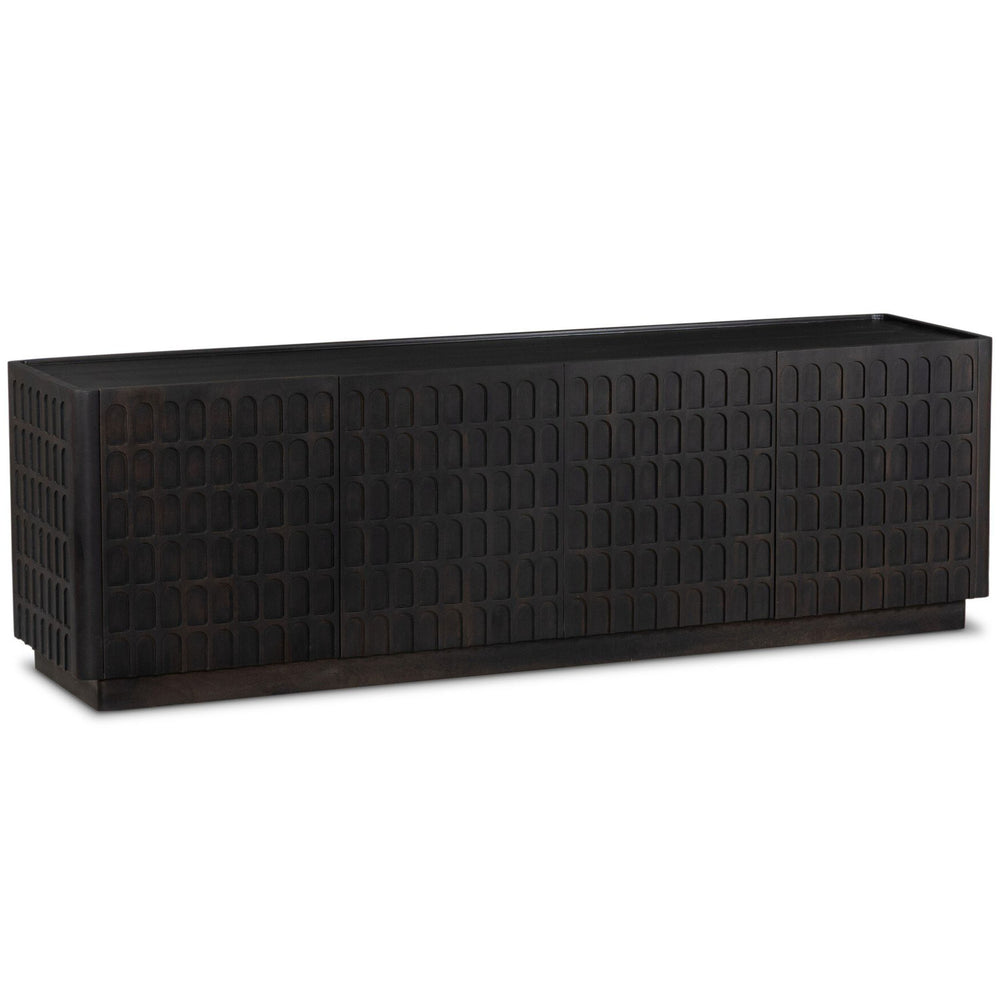 Essie Media Console, Vintage Brown by Four Hands