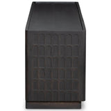 Essie Media Console, Vintage Brown by Four Hands