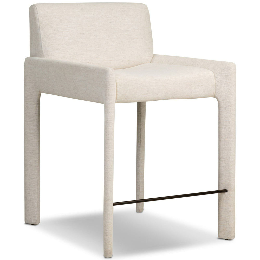 Graford Stool, Nomad Snow by Four Hands