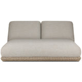 Evander Outdoor Double Chaise, Ramiro Ecru by Four Hands