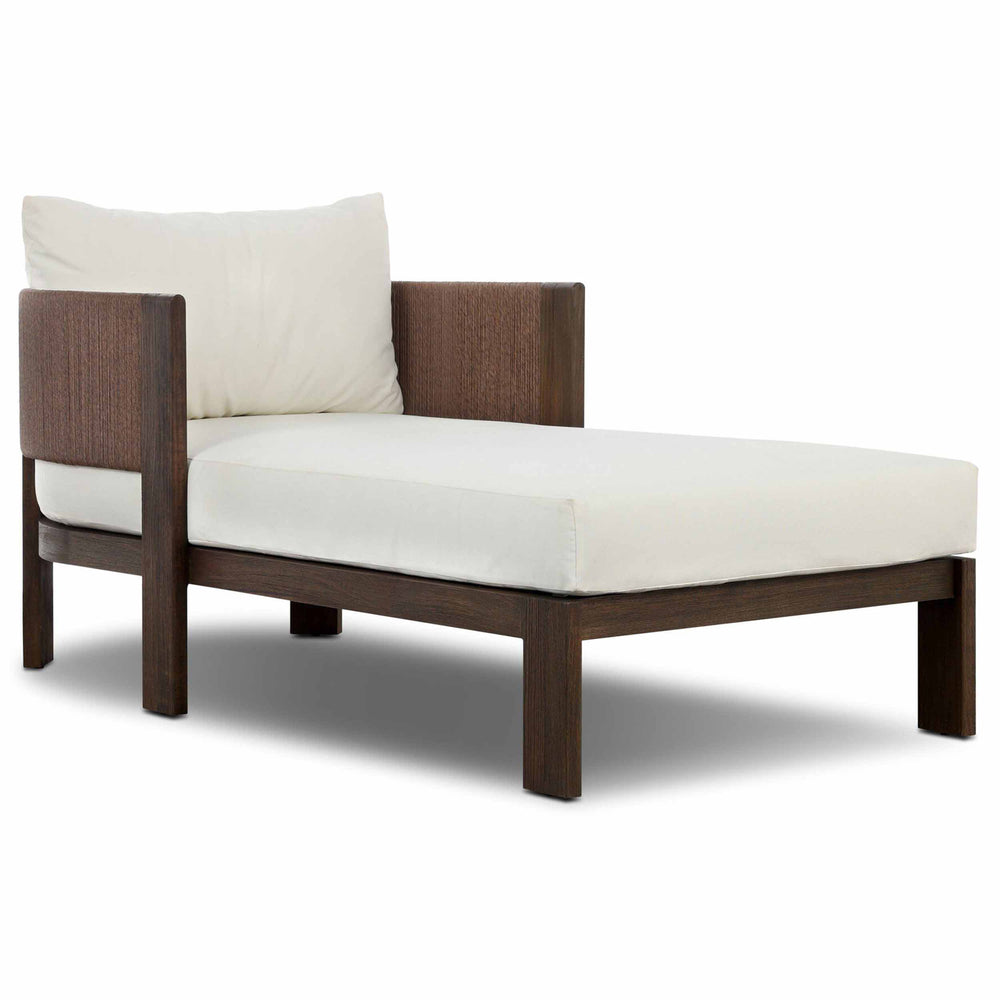 Delancy Outdoor Chaise, Arashi Salt by Four Hands