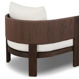 Delancy Outdoor Chaise, Arashi Salt by Four Hands