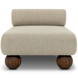 Leilani Outdoor Chaise, Alessi Buff by Four Hands