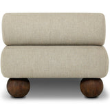 Leilani Outdoor Chaise, Alessi Buff by Four Hands