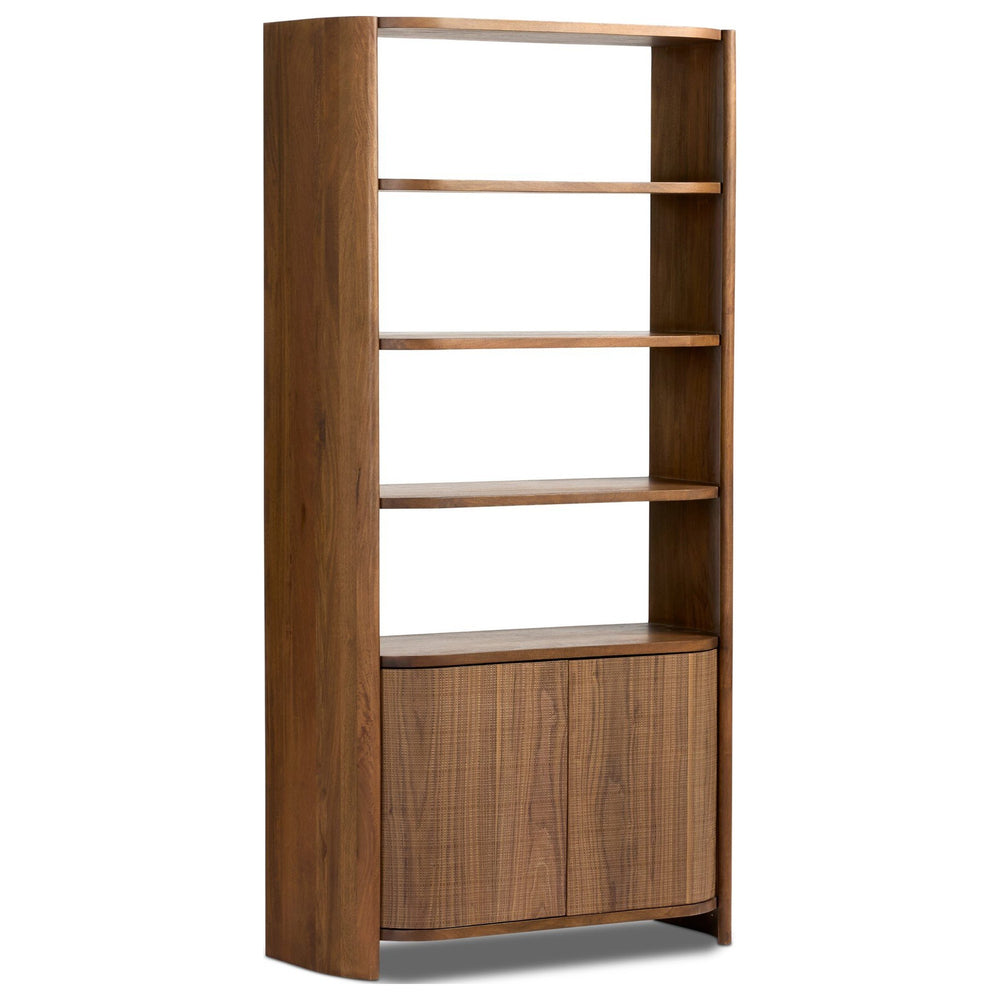 Ames Bookcase, Weathered Mango Solid by Four Hands — PRM_1