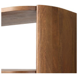 Ames Bookcase, Weathered Mango Solid by Four Hands — DET_1