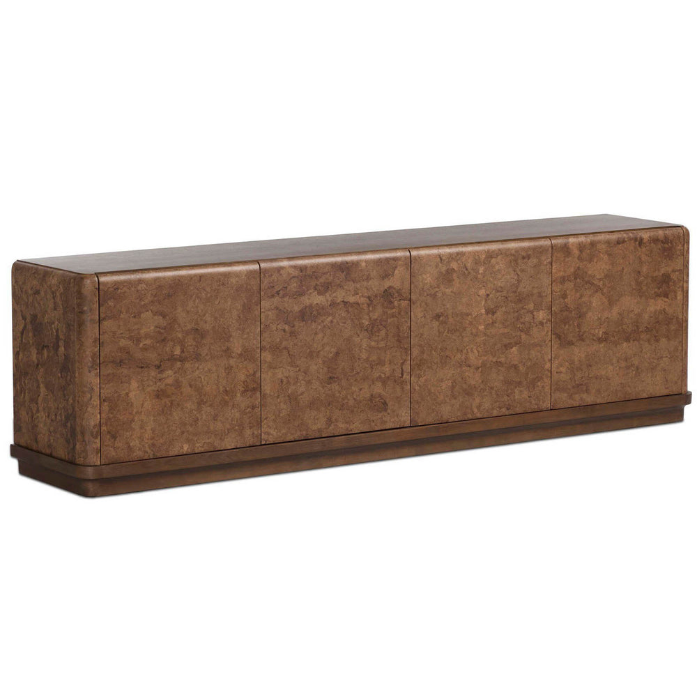 Cambros Media Console, Dark Bark Paper by Four Hands