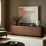 Cambros Media Console, Dark Bark Paper by Four Hands