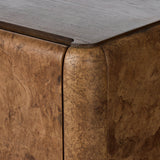 Cambros Cabinet, Dark Bark Paper by Four Hands