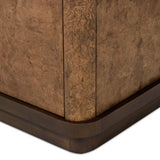 Cambros Cabinet, Dark Bark Paper by Four Hands