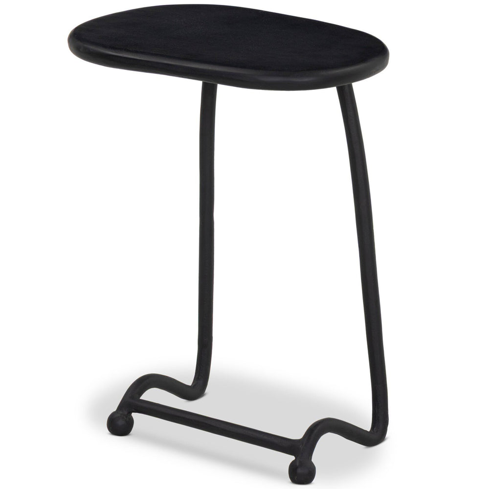 Bray Outdoor End Table, Black Antique by Four Hands