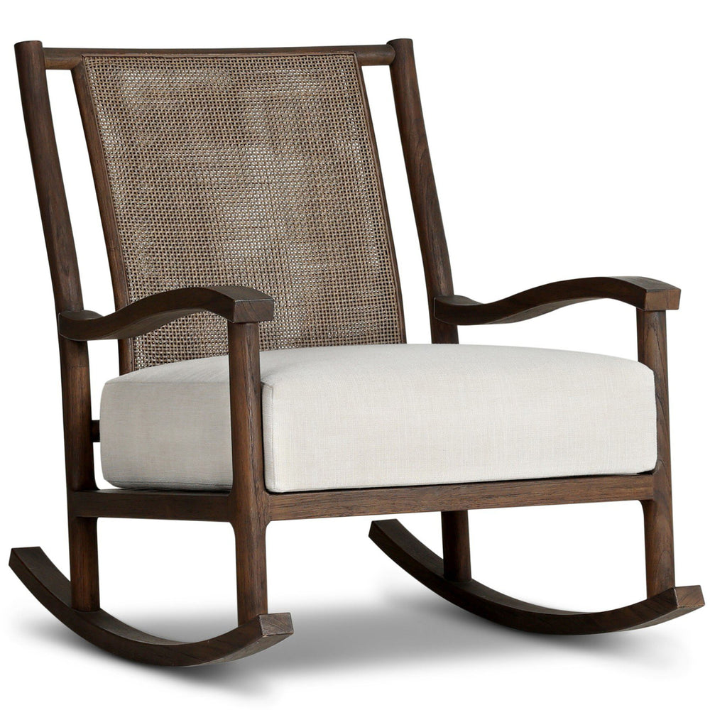 Herston Outdoor Rocking Chair, Vergo Cream by Four Hands